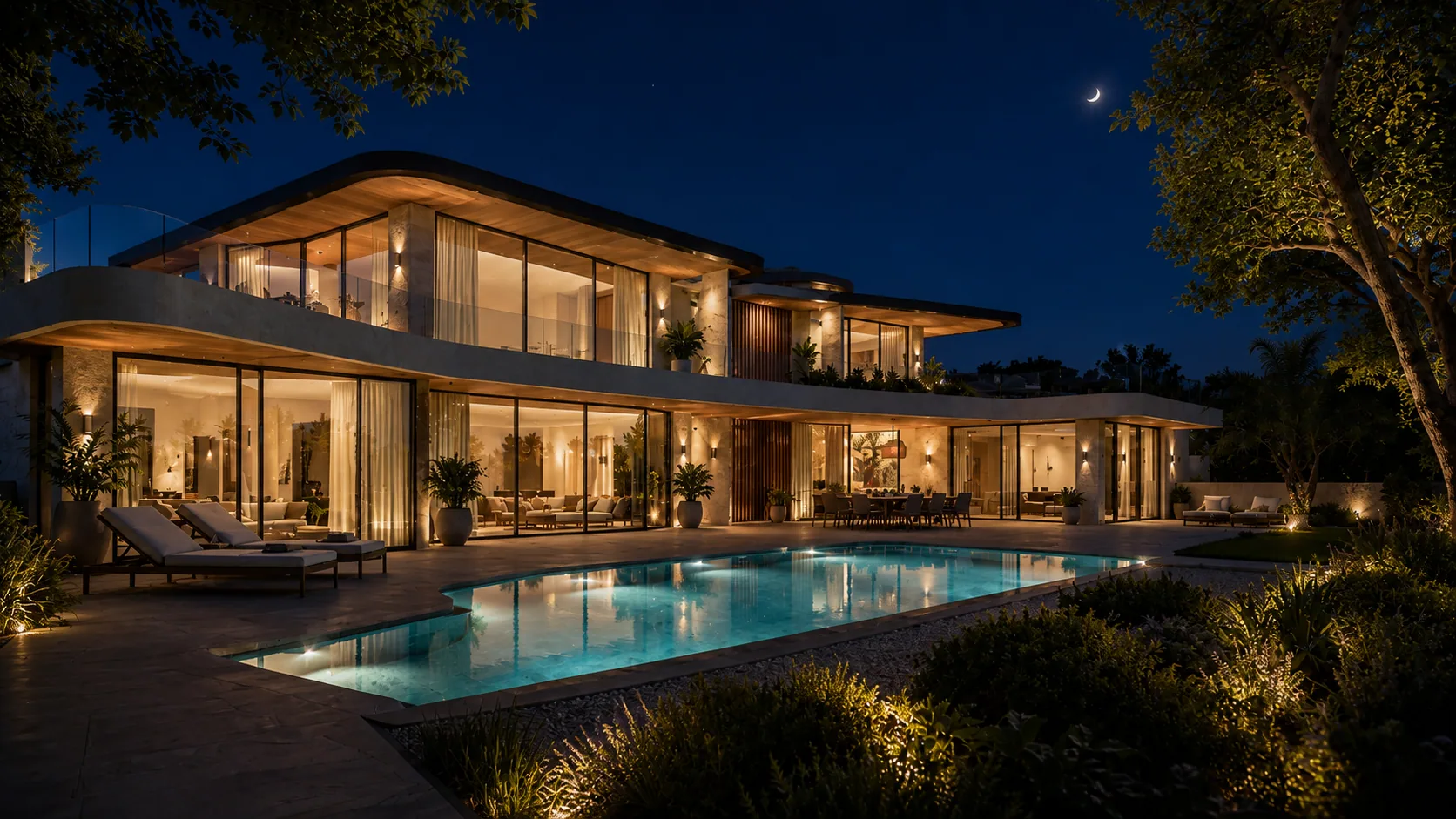Riviera Villa — Gece