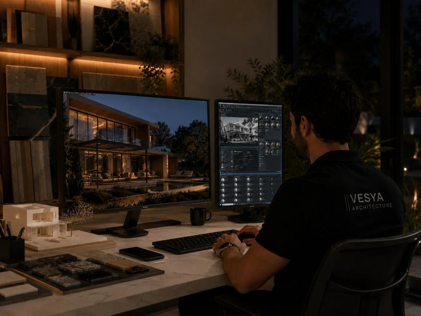Mimari görselleştirme hizmeti — Vesya 3D render görseli